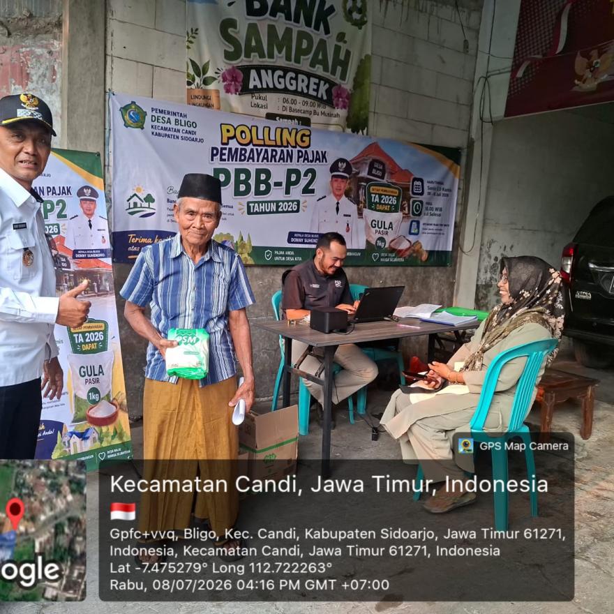 KEGIATAN POLLING PBB DALAM RANGKA OPTIMALISASI PBB P-2 DESA BLIGO TA. 2026